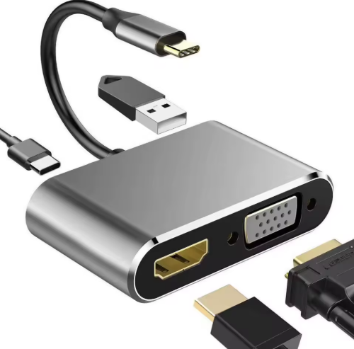 Adap. C a HDMI / VGA 4 en 1